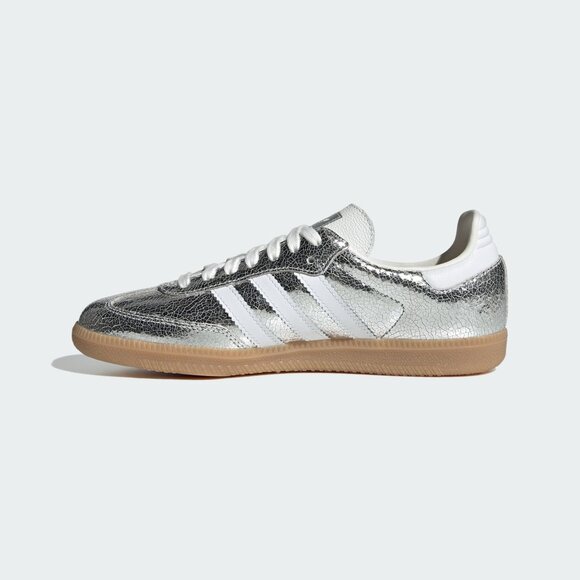 Adidas Samba OG Women’s Sneakers – Silver/White - Picture 4 of 9